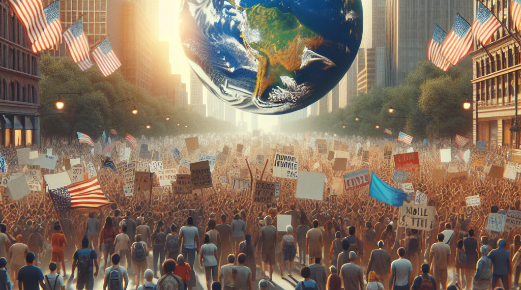 Manifestaciones anti-Trump recorren Estados Unidos y traspasan fronteras