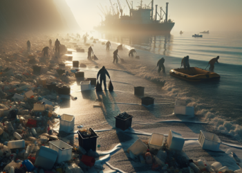 Recolectan 700 toneladas de contaminantes tras derrame en el Golfo de México