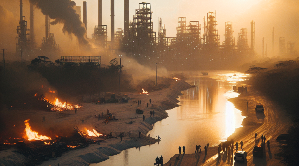 Refinería Dos Bocas contamina Río Seco tras incendio