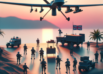 Reino Unido derriba drones en operaciones sobre el Mediterráneo