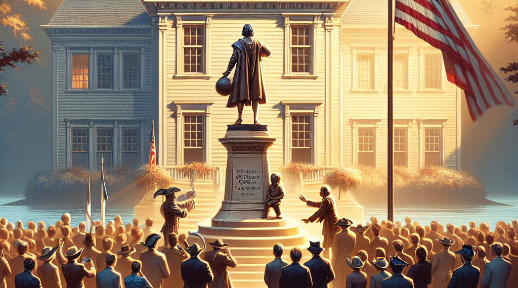 Trump Installs Christopher Columbus Statue at White House