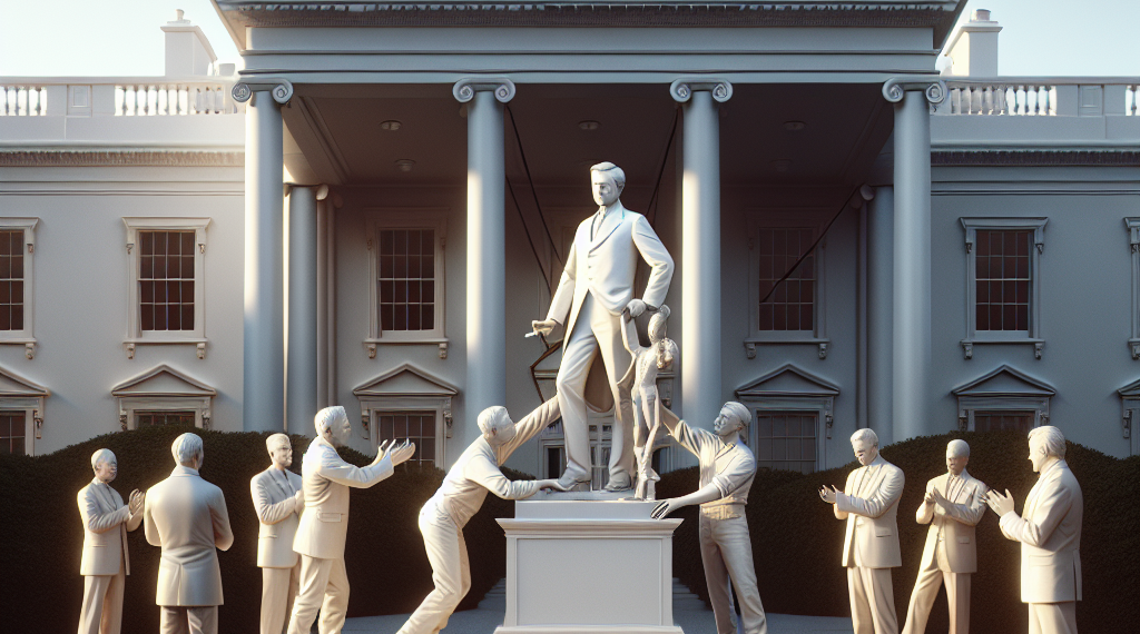 Trump Has Columbus Status Installed On The White House Grounds