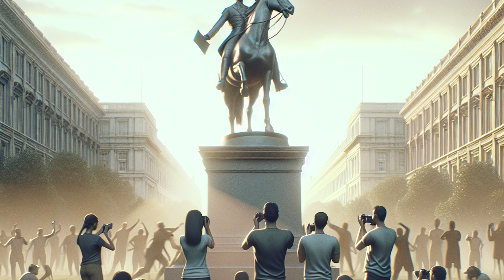 Trump Erects Contentious Columbus Statue Outside White House