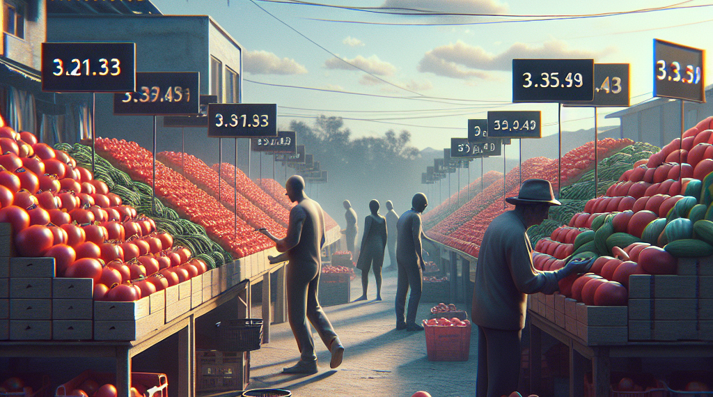 El precio del jitomate se ubica en un rango de 31 a 53 pesos el kilo, según monitoreo de la Profeco