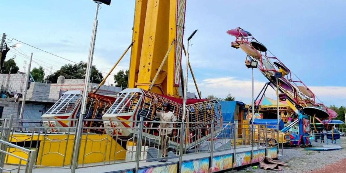Cuatro lesionados por accidente en juego de feria en Ometepec, Guerrero