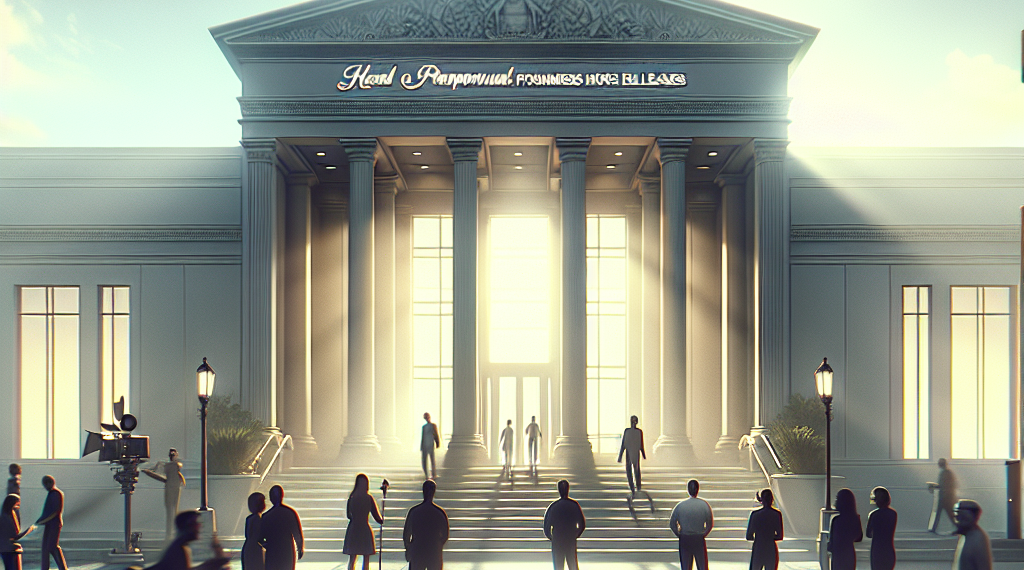 David Ellison, CEO of Paramount Skydance, speaks during the Paramount Pictures presentation at CinemaCon on April 16.