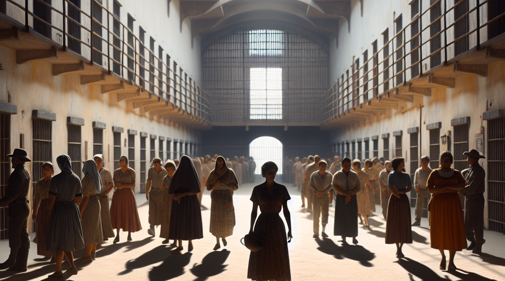 Doña Carlota sale del penal de Chalco en el Edomex