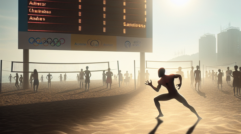 El niño araña que revoluciona los Juegos Asiáticos Playa: ¡menos de 5 segundos!