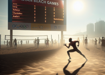 El niño araña que revoluciona los Juegos Asiáticos Playa: ¡menos de 5 segundos!