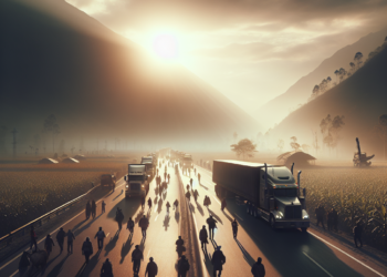 Mega bloqueo de transportistas y agricultores en carreteras hacia CDMX y otros estados