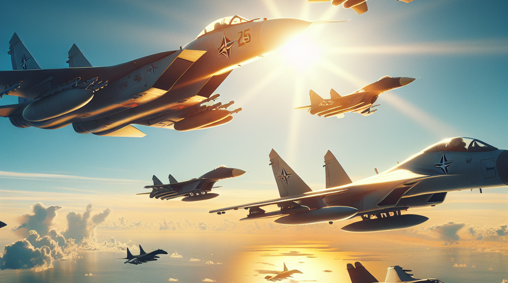 La OTAN intercepta aviones militares rusos que volaban sobre el mar Báltico