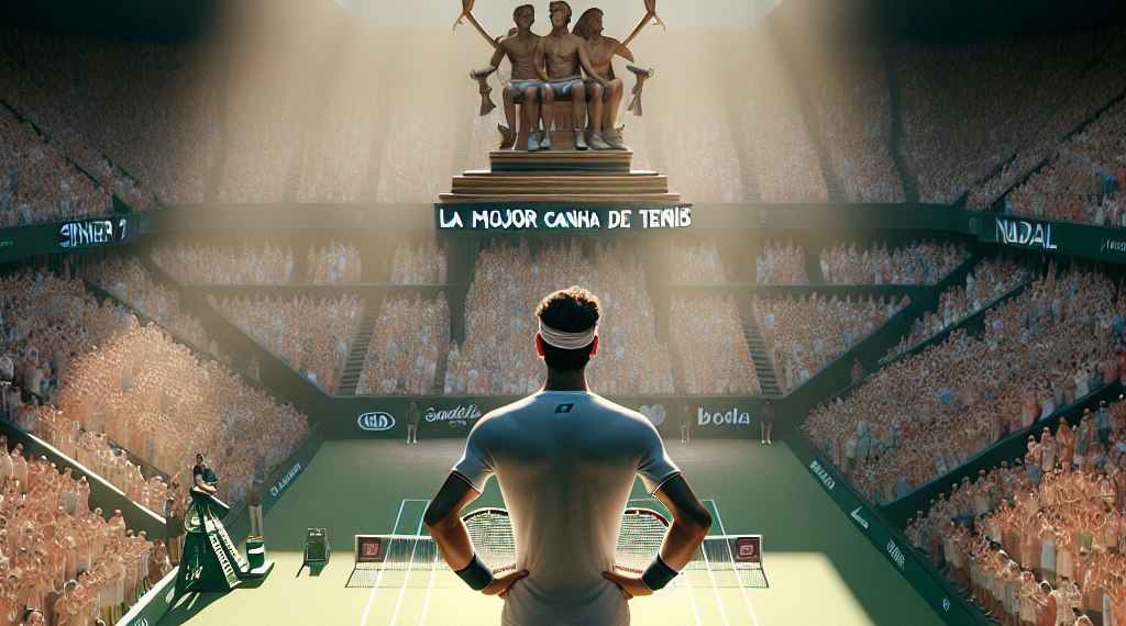 La pista de tenis más grande del mundo reúne a Sinner y a Nadal