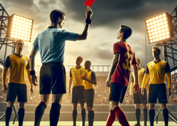 La secuencia de la roja a Cubarsí: primero amarilla, el Atlético se come al árbitro y roja de VAR