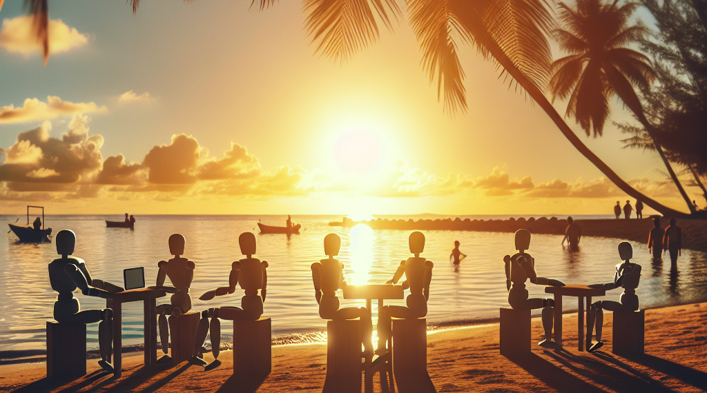 Humans are having fun impersonating AI chatbots : NPR