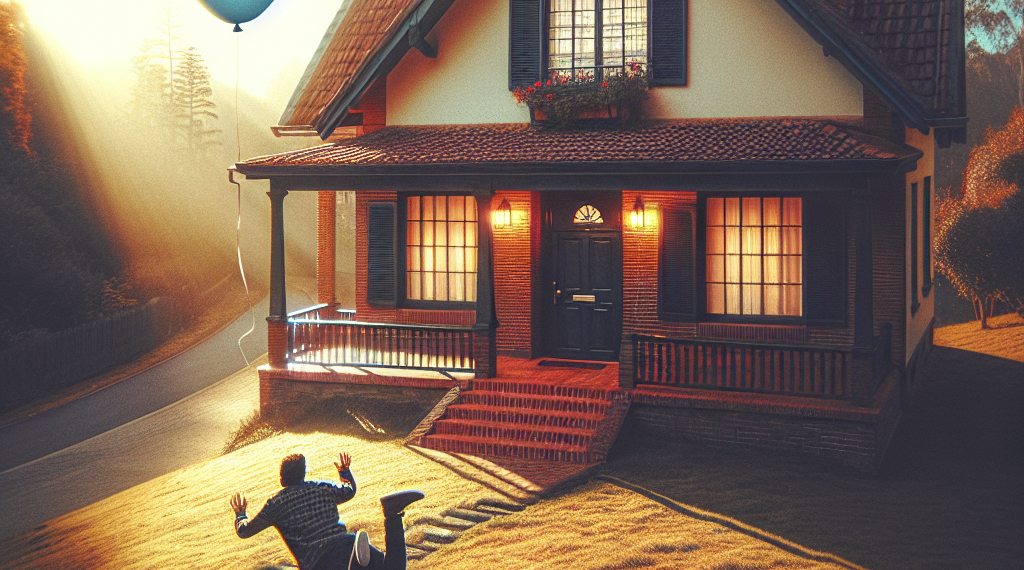 Descubre entre risas que un globo aerostático con 13 personas a bordo ha aterrizado de emergencia en su casa