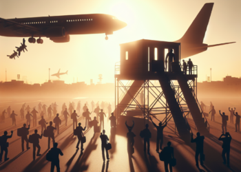 Seis pasajeros heridos al evacuar un vuelo de Swiss Air en la India tras el incendio de uno de sus motores