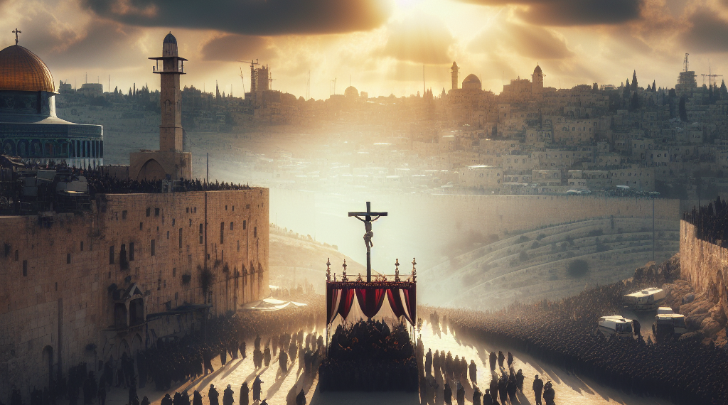 La Semana Santa en Jerusalén, sin peregrinos y con la sombra de los misiles iraníes: "Esperamos que la guerra acabe y vengan días felices"