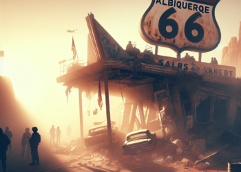 Un histórico restaurante de la Ruta 66 se derrumba en Albuquerque