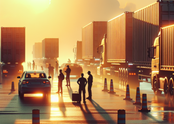 autos que no circulan en mega bloqueo de transportistas