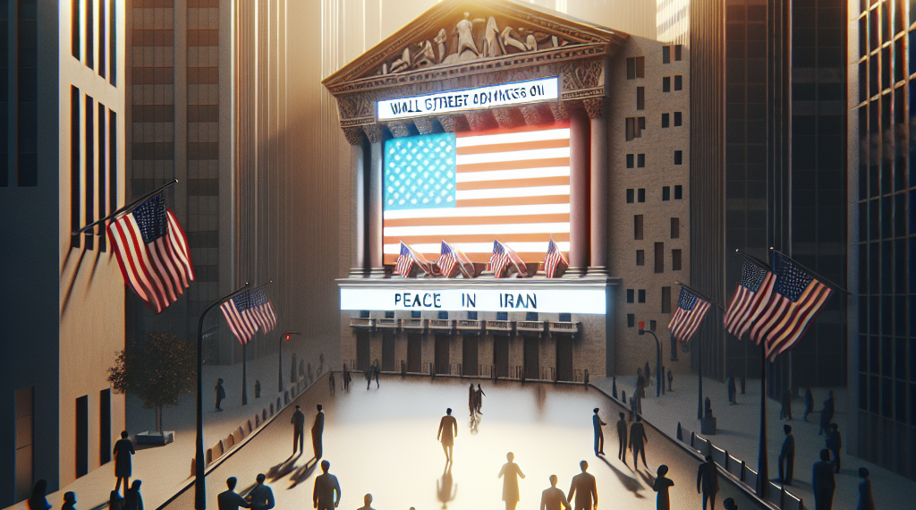 Wall Street sube con fuerza ante esperanzas de un pronto fin de la guerra contra Irán