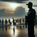 En la playa con Juanito, un policía del escuadrón de la muerte de la guerra contra las drogas en Filipinas