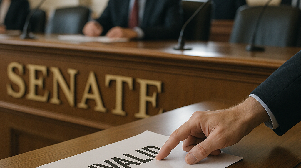 Aprueban nulidad 'a modo' en comisiones del Senado