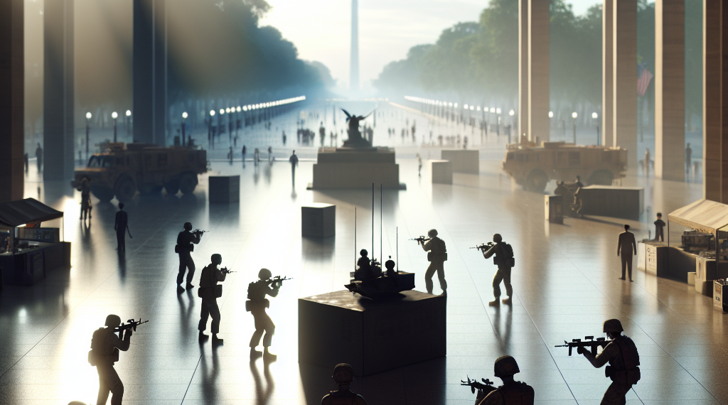 Trump Iran War Video Game Artwork Appears on National Mall