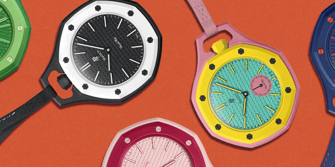 Here’s Your First Look at the Swatch x Audemars Piguet Royal Pop