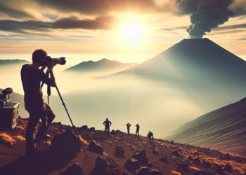 Here’s What It’s Like Shooting a Fashion Campaign Inside an Active Volcano