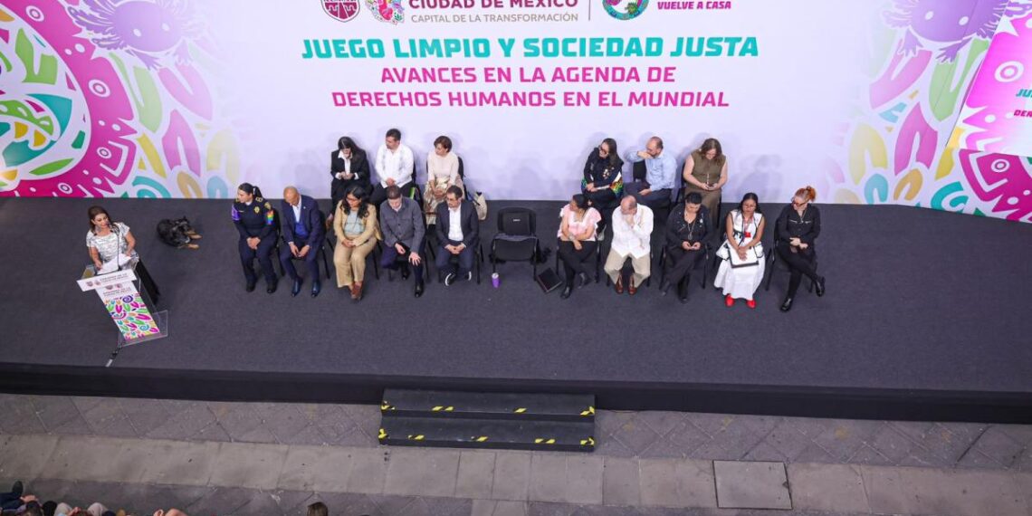 Presenta Clara Brugada 133 estrategias del "Juego limpio, sociedad justa" para garantizar derechos humanos durante el Mundial 2026