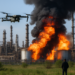 Provocan drones ucranianos incendios en petroleras rusas