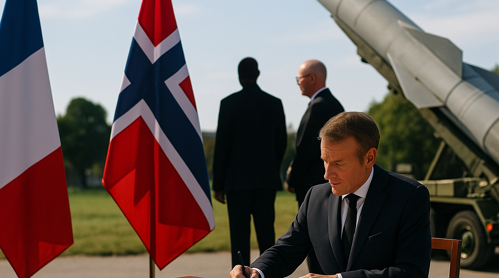 Francia y Noruega sellaron un acuerdo de defensa que incorpora a Oslo al plan de disuasión nuclear francés