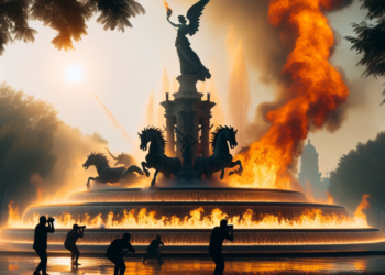 Fire erupts at San Francisco's Vaillancourt Fountain during its dismantling - The Art Newspaper
