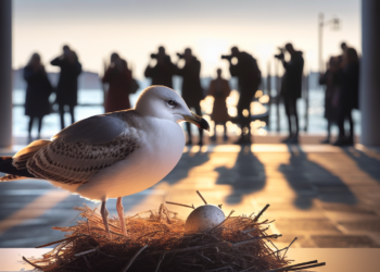Nesting Seagull Becomes Unexpected Star of Venice Biennale