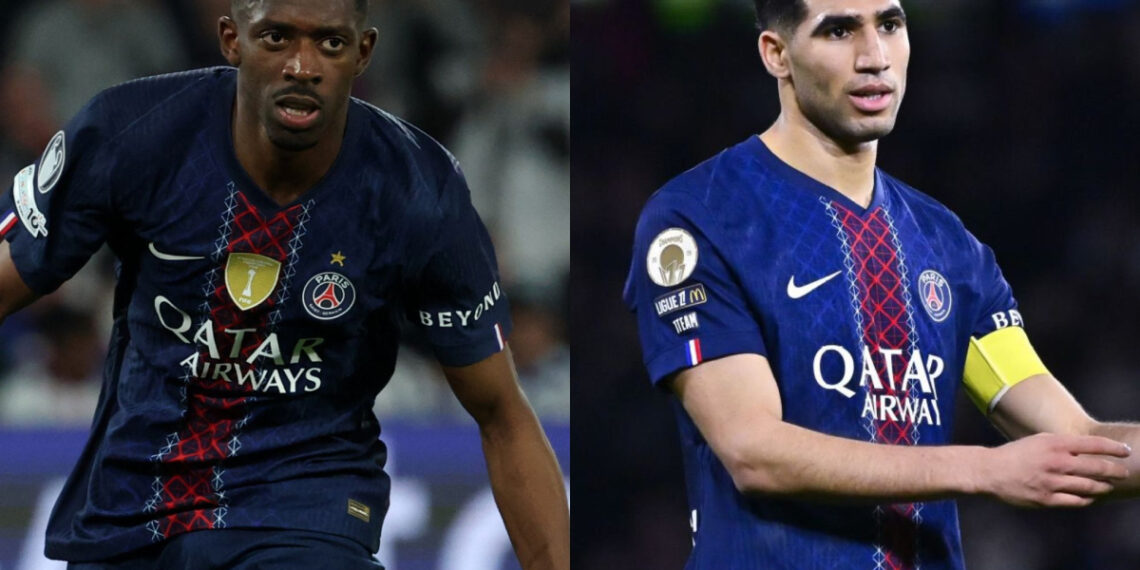 Hakimi y Dembélé vuelven a entrenar con el PSG a cuatro días de la final de la Champions