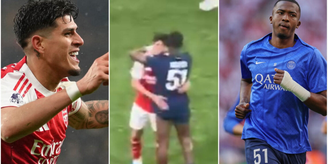 ¡Amigos ante todo!: El emotivo abrazo entre Hincapié y Pacho tras la final de Champions