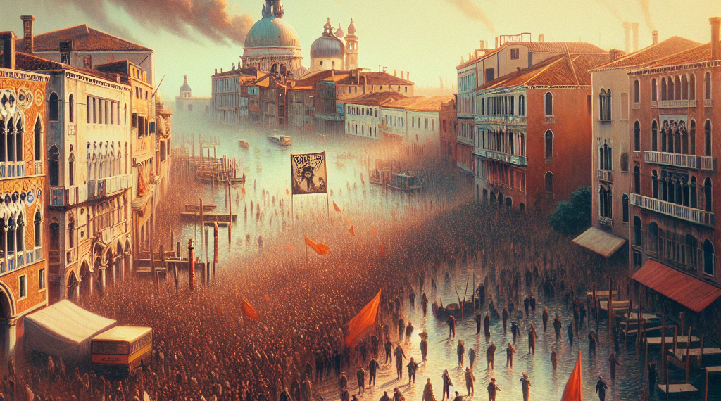 Historic Strike Disrupts Biennale as Thousands March in Venice