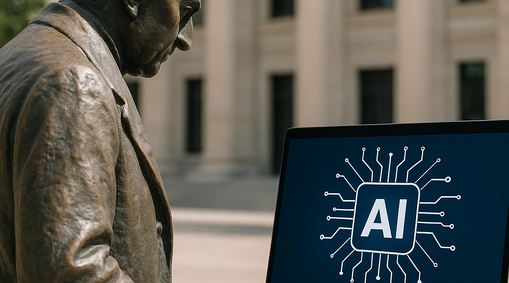 Santiago Muñoz Machado, director de la Real Academia Española, en las jornadas 'Lenguaje claro y accesible e inteligencia artificial', celebradas en la sede de la institución, en Madrid.