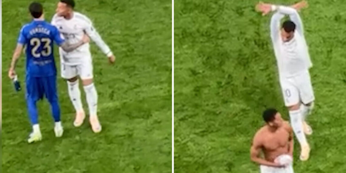 La reacción de Mbappé al pasar junto a Bellingham que ya es viral