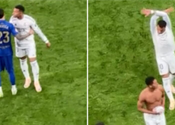 La reacción de Mbappé al pasar junto a Bellingham que ya es viral