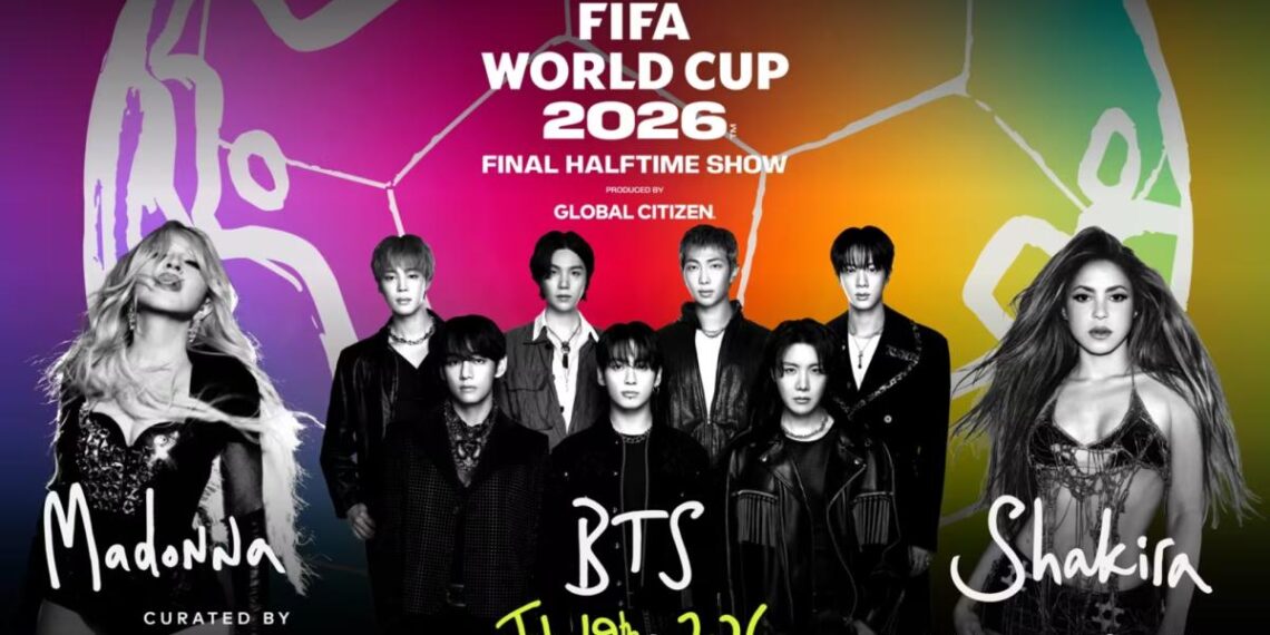Madonna, Shakira y BTS ¿Cómo será el show de medio tiempo de la final del Mundial 2026?