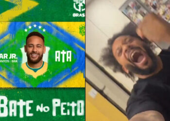Marcelo se volvió loco con la convocatoria de Neymar
