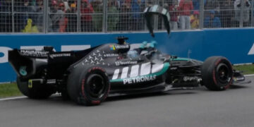Mercedes detalla el "fallo catastrófico" que sufrió el coche de Russell
