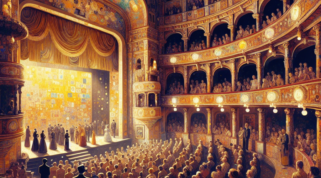 Vienna theater offers scaffolding tours of Klimt ceiling paintings
