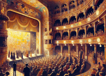 Vienna theater offers scaffolding tours of Klimt ceiling paintings