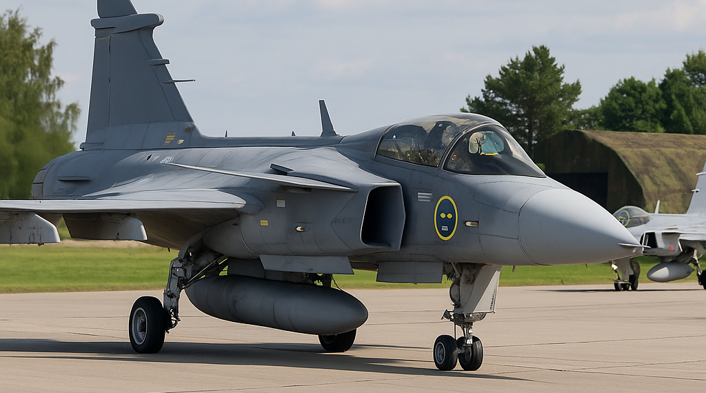 Ucrania comprará 20 aviones Gripen y Suecia le donará otros 16 cazas