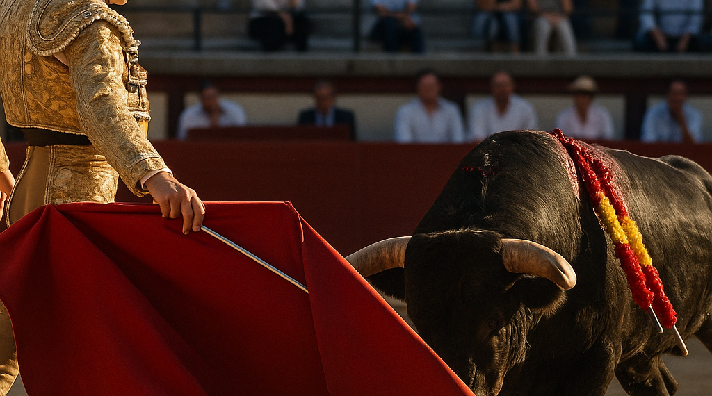 Diego Urdiales, a hombros, instantes antes de salir por la Puerta Grande de Las Ventas.