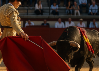 Diego Urdiales, a hombros, instantes antes de salir por la Puerta Grande de Las Ventas.