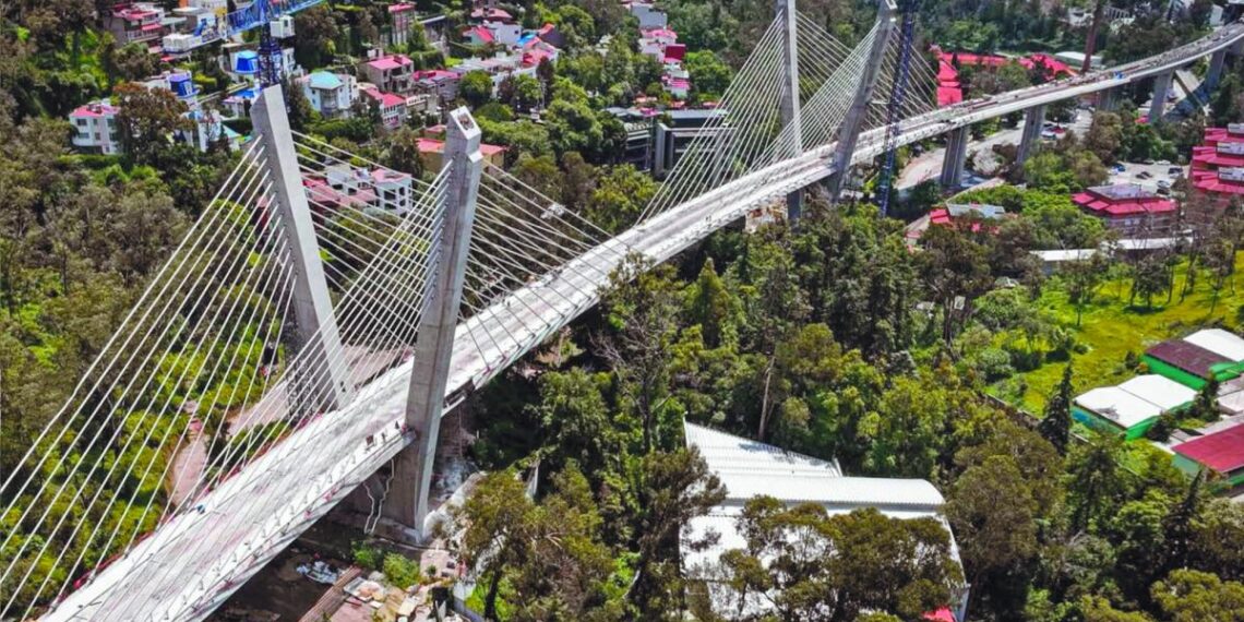 Monitorearán viaducto atirantado en tren a Toluca