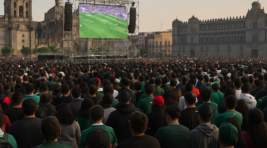 Llega Fan Fest del Zócalo a su capacidad máxima